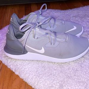 Grey Nike Running Shoes